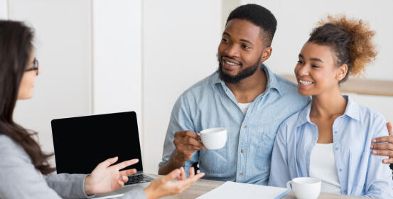 Young couple consultation